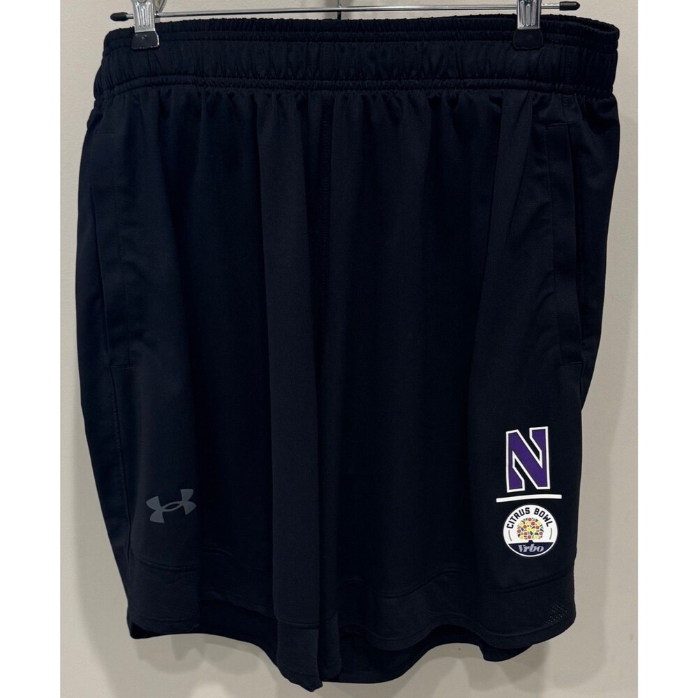 Northwestern Wildcats - Under Armour Heatgear Shorts - Men's Large - Citrus Bowl